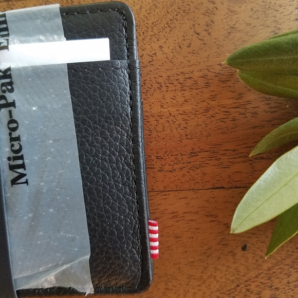 Hershel Leather Wallet Cash Cardholder Bill NWT Charlie NEW - Picture 4 of 10